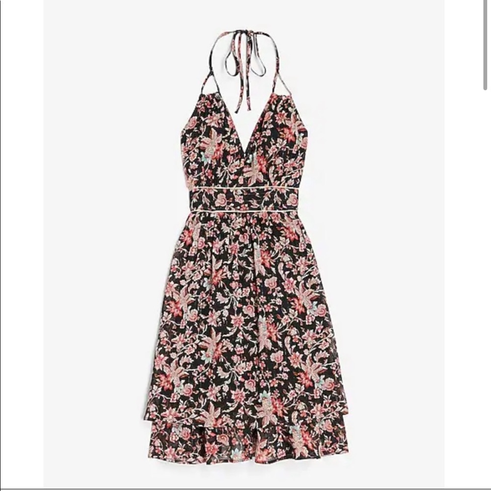 EXPRESS Floral Dress - Picture 3 of 6